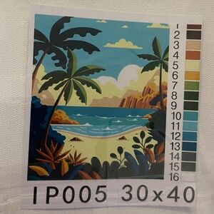 Paint by Number Kit - Ocean